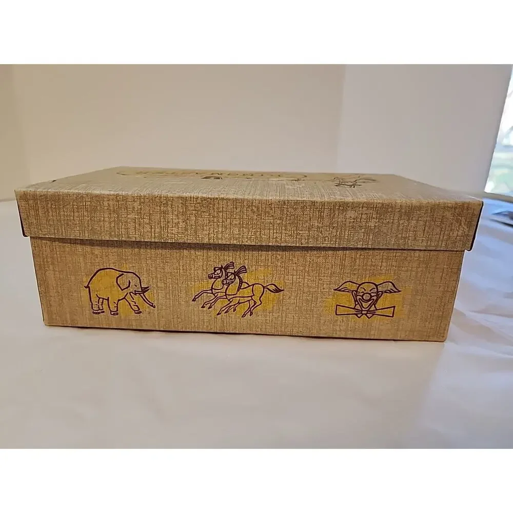 Vintage Ringmaster Shoe Box only Circus Kids Shoes